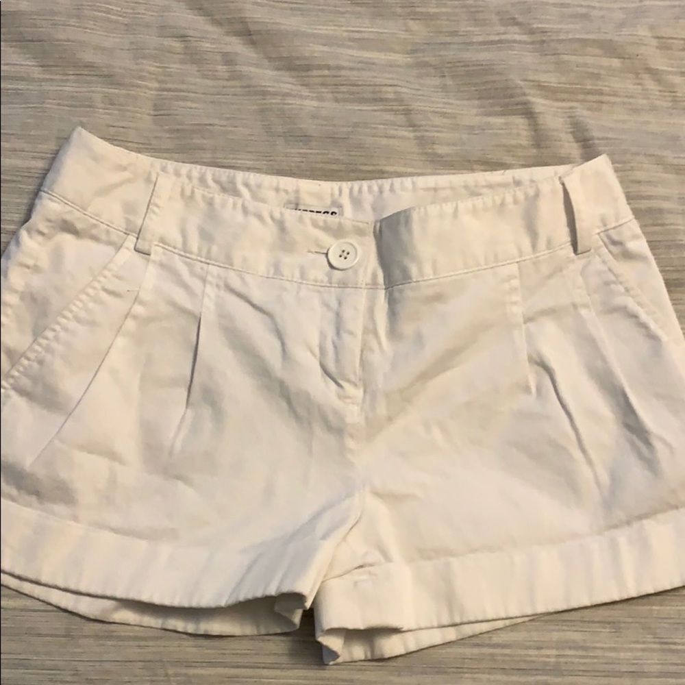 Express Size 0 White Shorts